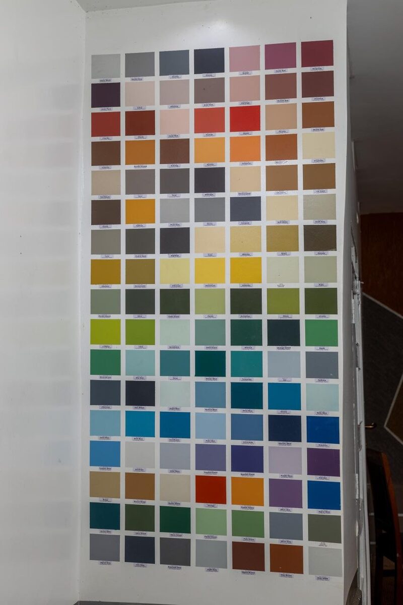 Colour Chart by Universal Coatings