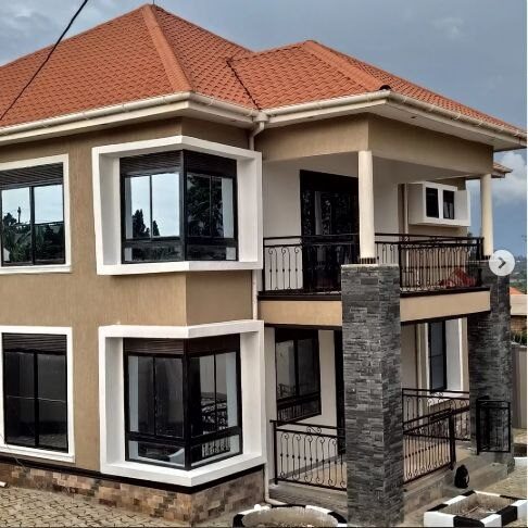 Exterior facade coating detail